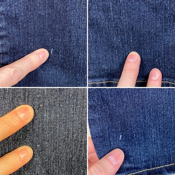 Paige Skyline Straight Leg Jeans Size 29 Dark Wash Stretchy Comfortable Mid Rise - Picture 15 of 16